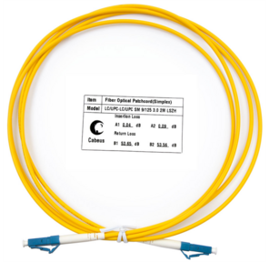 Cabeus FOP (s)-9-LC-LC-2m Шнур оптический simplex LC-LC 9 / 125 sm 2м LSZH
