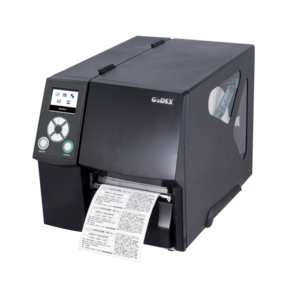 Godex ZX430i+,  300 DPI,  4 IPS,  COLOR LCD,  MEMORY 128 / 128 МБ,  RS232 / USB / TCPIP / USB HOST,  1" core ribbon