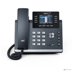YEALINK SIP-T44U,  12 аккаунтов,  2 порта USB,  цветной экран 2.8",  BLF,  PoE,  GigE,  без БП,  шт