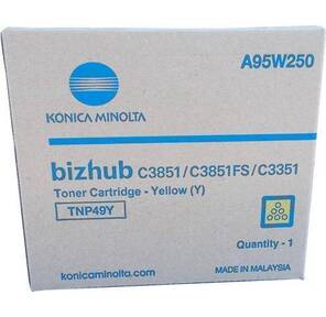 Тонер Konica-Minolta bizhub C3351 / C3851 желтый TNP-49Y