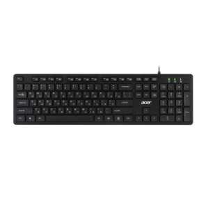 Клавиатура Acer OKW122 черный USB