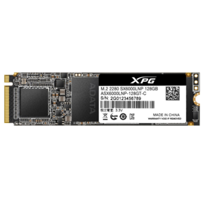 A-DATA XPG SX6000 Lite,  128GB M.2 2280,  PCI-E 3x4,  [R / W - 1800 / 600 MB / s] 3D-NAND TLC