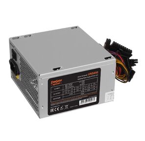 Блок питания 450W Exegate Special UNS450,  ATX,  12cm fan,  24p+4p,  6 / 8p PCI-E,  3*SATA,  2*IDE,  FDD