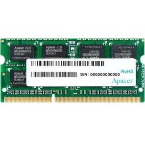 Apacer DDR3 SODIMM 4GB DS.04G2K.KAM PC3-12800,  1600MHz
