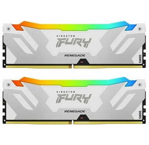 Память оперативная /  Kingston 32GB 6400MT / s DDR5 CL32 DIMM  (Kit of 2) FURY Renegade RGB White XMP