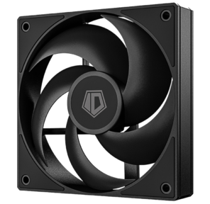 Вентилятор ID-Cooling AS-120-K 120x120x25mm черный 4-pin 14-30dB 170gr Ret
