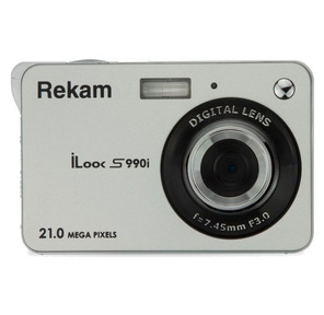 Rekam iLook S990i серебристый 21Mpix 3" 720p SDHC / MMC CMOS IS el / Li-Ion