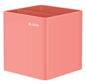 Подставка Deli NS011Pink Nusign для пишущих принадлежностей 84х84х86мм розовый пластик