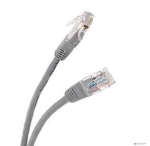 Патчкорд литой "Telecom" UTP кат.5е 2, 0м серый