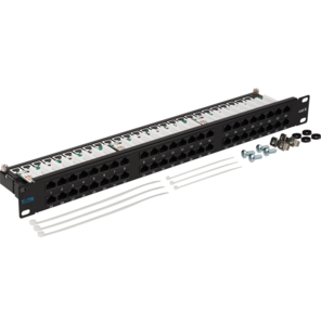 Патч-панель Lanmaster TWT-PP48 / 1U-U6 19" 1U 48xRJ45 кат.6 UTP