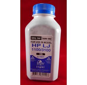 Тонер HP LJ 1100 / 1150 / 3100  (фл, 140г) B&W Light фас России