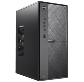 Корпус Accord ACC-1603 черный без БП mATX 1x80mm 2xUSB2.0 audio