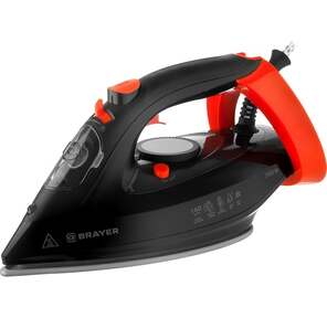 Утюг BR4007 черный / оранжевый BRAYER