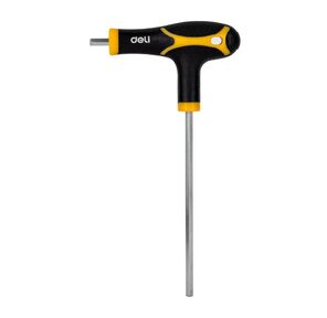 Набор шестигранных ключей Deli DL233108 8 шт. Материал: CR-V. Спецификация: 2x75 мм / 2, 5x75 мм / 3x100 мм / 4x100 мм / 5x150 мм / 6x150 мм / 8x200 мм / 10x200 мм. Удобная рукоять.