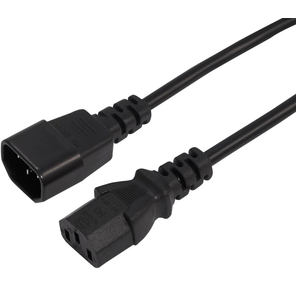 Шнур питания Rexant 04-2722 C13-С14 проводник.:3x0.75мм2 1.2м 220В черный