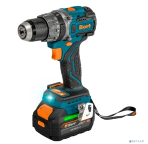Bort ДРЕЛЬ-ШУРУПОВЕРТ АККУМУЛЯТОРНАЯ УДАРНАЯ BAB-21U  ( 2X 4А.Ч) [93414837] { 18 В,  4 Ач,  Li-lon,  1 Акк }