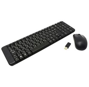 Клавиатура + мышь Logitech Wireless Desktop MK220  (Keybord & mouse),  USB,  Black