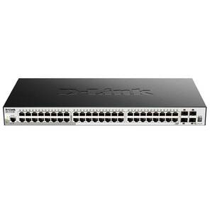 D-Link DGS-1510-52X Стекируемый коммутатор SmartPro с 48 портами 10 / 100 / 1000Base-T и 4 портами 10GBase-X SFP+