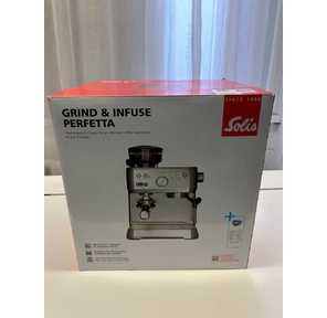 SOLIS 1019 SCH Кофеварка GRIND & INFUSE PERFETTA SILVER