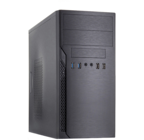 Case Foxline FL-628,  mATX,  2x5.25EXT,  1x3.5EXT,  3x3.5INT,  2xUSB2.0+2xUSB3.0,  HDA,  w / o FAN,  w / 450W ATX PSU,  w / 1.2m EU pwr cord