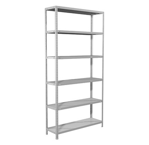 Стеллаж MS 200 / 100х40 / 6  (Размеры внешние  (ВхШхГ) 2000х1000х400 мм,  6 полок,  с единой стойкой) [S24199164602]