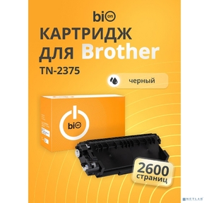 Bion  BCR-TN-2375 Картридж для Brother {TN-2375 HL-L2300D / DCP-L2500 / 2520 / 2540 / 2560 / MFC-L2700 / 2720 / 2740 / HL-L2340 / 2360 / 2365 / 2300 / 2340 / 2360 / 2365 / DCP-L2500 / 2520 / 2540 / 2560} (2600  стр.),  Черный,  с чипом