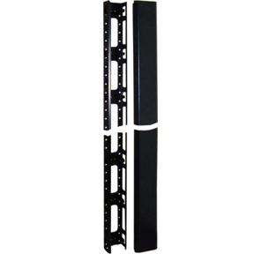Кабельный органайзер вертикальный,  47U,  для шкафов серии Business шириной 800 и однорамных стоек,  металл,  черный