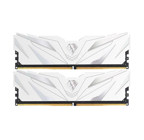 Оперативная память Netac Shadow II NTSWD5P60DP-32W,  DDR5,  32GB  (2x16GB),  6000 MHz,  CL38,  с радиатором,  RGB,  белый