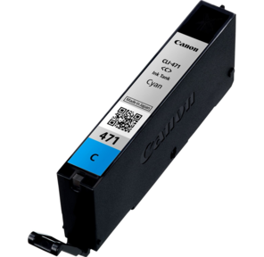 Картридж струйный Canon CLI-471C 0401C001 голубой для Canon PIXMA MG5740 / MG6840 / MG7740