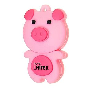 Флеш накопитель 16GB Mirex Pig,  USB 2.0,  Розовый
