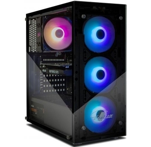 Корпус ATX Eurocase A01 без БП 3 ARGB black