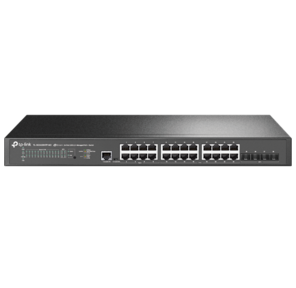 Коммутатор /  JetStream™ 24-Port 2.5GBASE-T and 4-Port 10GE SFP+ L2+ Managed Switch with 16-Port PoE+ & 8-Port PoE++