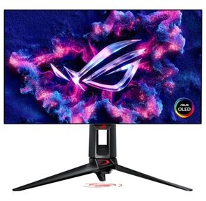 Монитор Asus 26" ROG Swift PG27AQDP черный OLED LED 16:9 HDMI матовая HAS Piv 450cd 178гр / 178гр 2560x1440 480Hz DP 2K USB 6.2кг