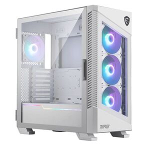 MPG VELOX 100R WHITE,  Global,  2xUSB 3.0,  1xType C,  4x120mm ARGB Fan,  ARGB