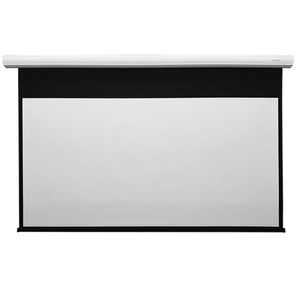 Lumien Cinema Control [LCC-100117] Экран с электроприводом 241x400 см  (раб.область 220х390 см) Matte White черн. кайма по периметру,  серый корпус,  16:9