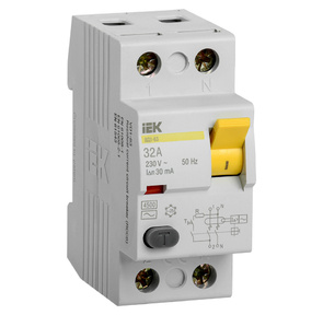 Iek MDV10-2-032-030 УЗО ВД1-63 2Р 32А 30мА ИЭК