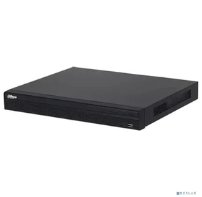 DAHUA DHI-NVR4216-16P-4KS3 16-канальный IP-видеорегистратор с PoE 4K и H.265+,  видеоаналитика,  входящий поток до 160Мбит / с,  2 SATA III до 20Тбайт