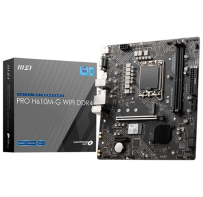 Материнская плата H610 S1700 MATX PRO H610M-G WIFI DDR4 MSI