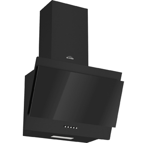 Вытяжка встраиваемая Elikor Коралл 50П-430-КЗД черный / стекло черное управление: кнопочное  (1 мотор)