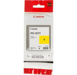 Картридж CANON PFI-107 Y Yellow для  iPF680 / 685 / 780 / 785 130ml