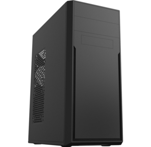 Корпус c блоком питания 500 Ватт /  Case Foxline FL-302-FZ500R ATX case,  black,  w / PSU 500W 12cm,  w / 2xUSB2.0,  w / pwr cord,  w / o FAN