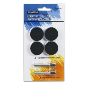 KW-TRIO 1300534 Комплект запасных частей для мощного дырокола -9550,  2 сменных ножа и 4 сменных пластиковых диска