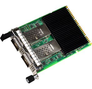 Intel® Ethernet Network Adapter E810-CQDA2,  2xQSFP28 ports,  100GbE,  PCI-E x16 gen3 / gen4,  iWARP / RoCEv2,  IEEE 1588 PTP,  ADQ,  iSCSI,  NFS,  VMDq. PCI-SIG* SR-IOV Capable