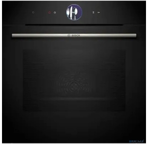 Встраиваемый духовой шкаф с 14 режимами нагрева, контроль температуры от 30 °C до 300 °C, объем 71 л, Eco Clean Direct, TFT сенсорный дисплей, дверь с SoftClose и SoftOpen,  Bosch Assist, система очистки гидролитическая, EcoClean задняя стенка,  черный цвет