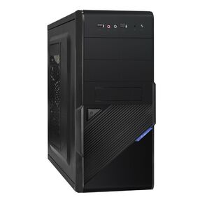 Exegate EX284022RUS Корпус Minitower BA-201 Black,  mATX,  <без БП>,  2*USB,  Audio