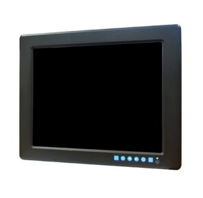Промышленный монитор с сенсорным экраном FPM-3121G-R3BE 12.1"; TFT LCD LED  (интерфейс RS-232),  1024x768,  яркость 450 нит,  VGA,  DVI-D,  питание 24В DC клеммная колодка и 12В DC Jack