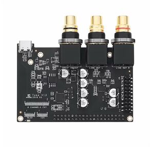 Плата интерфейсная Khadas Tone Board VIMs Edition Hi-Res Audio Board,  Hi-Fi,  XMOS,  ES9038Q2M,  GPIO Header,  KTONE-V-001