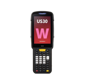 Терминал сбора данных M3 Mobile US30W A13.0,  GMS,  WVGA,  Wi-Fi 6,  SE5500 2D r (SS),  16MP Rear Camera,  BT5.3,  NFC (HF),  4G / 64G,  42K,  6700mAh Battery,  Hand Strap,  Bullet Proof Film