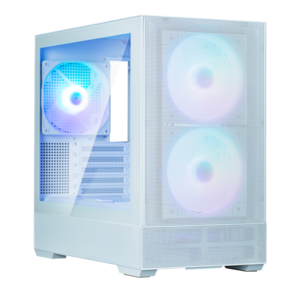 ZALMAN P30 AIR,  MATX,  WHITE,  WINDOW,  2xCombo  (3.5'' or 2.5''),  3x2.5",  1xUSB TYPE-C,  1xUSB3.0,  FRONT 2x140mm ARGB,  REAR 1x140mm ARGB