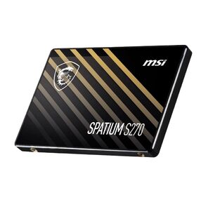 Тверотельный накопитель SSD MSI SPATIUM S270  S78-440N070-P83 240GB  2.5" Client SATA 6Gb / s,  500 / 400,  IOPS 50 / 80K,  MTBF 2M,  110TBW,  0, 25DWPD,  RTL  (001151)